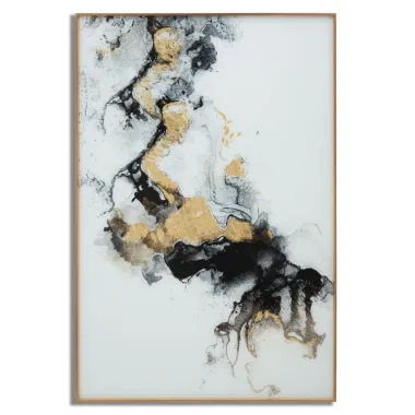 Panel szklany z ramą GHOST 80x3,5x120 cm
